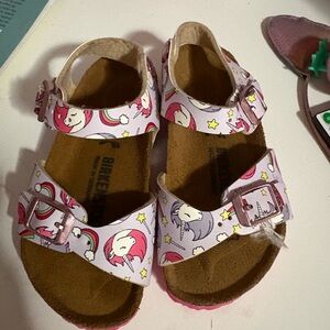 Birkenstock Pink Sandals with Adjustable Straps